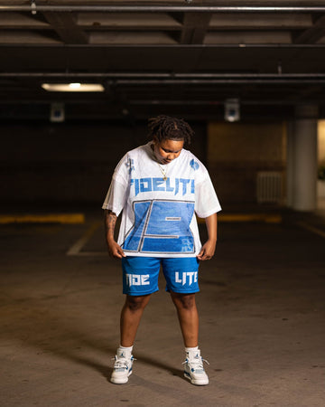 Good Deeds Jersey Set - Blue/White