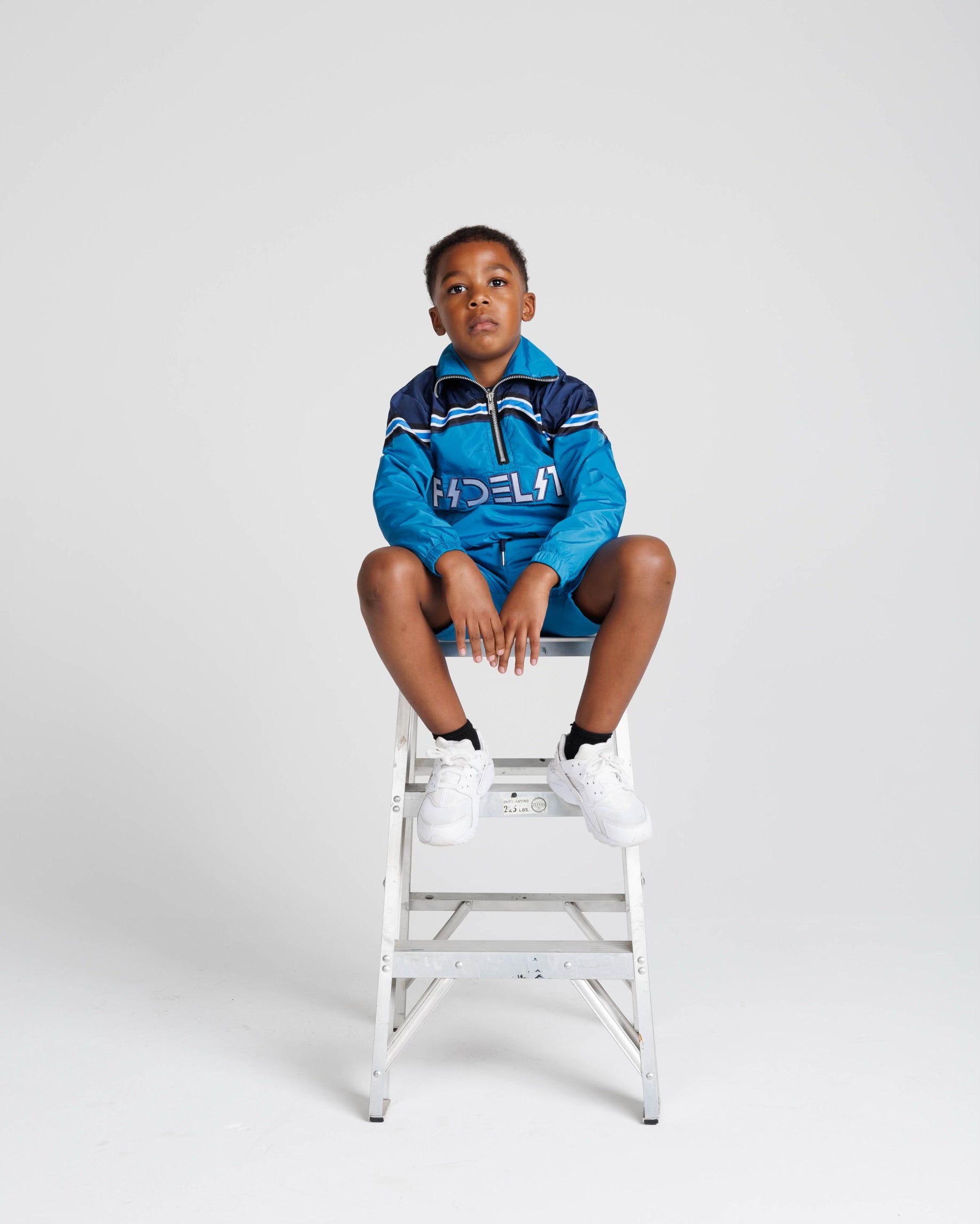 Kid's Windbreaker Set - Blue