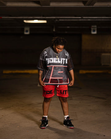 Good Deeds Jersey Set - Black/Red